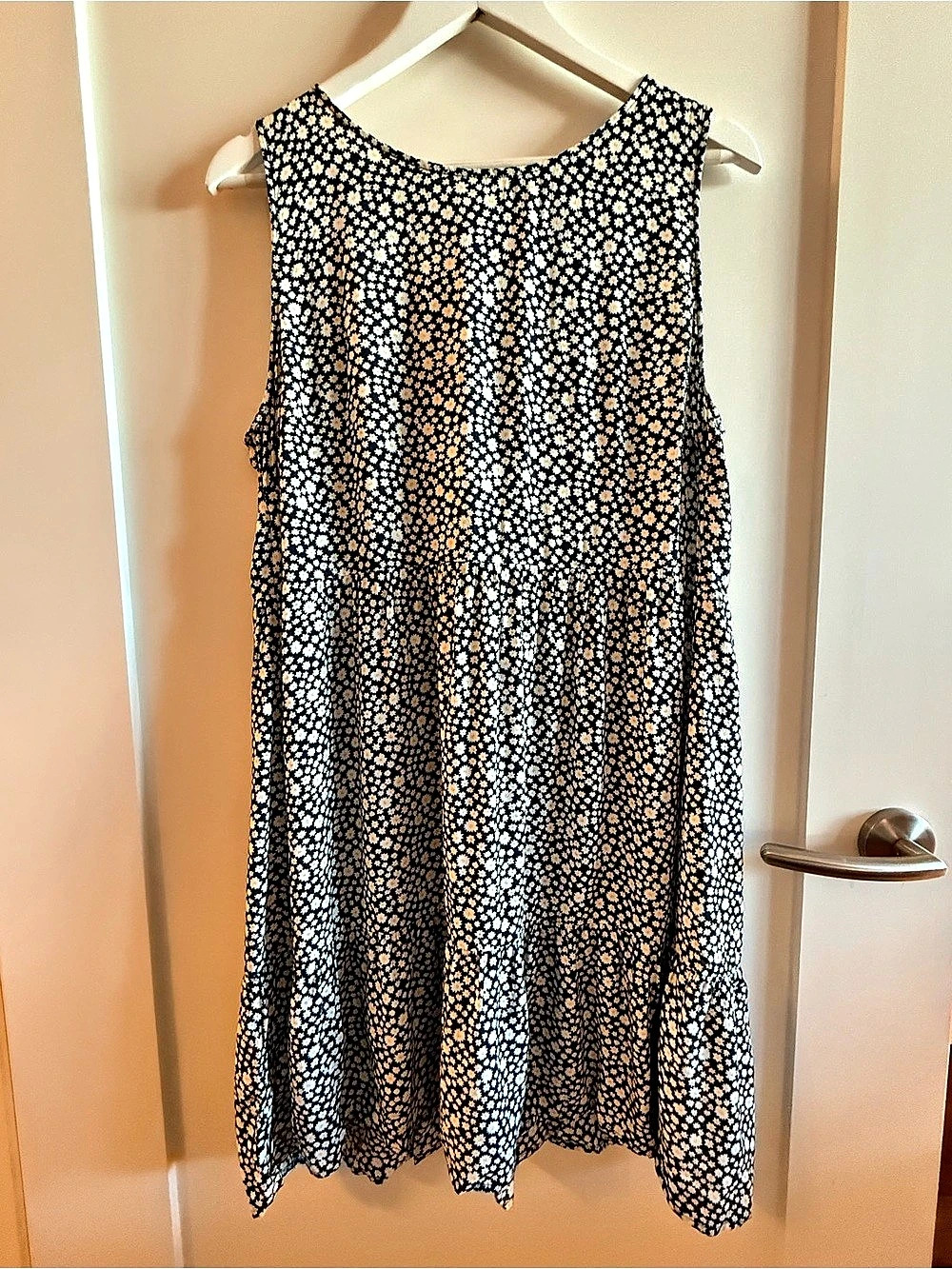 Sézane Fifi Dress in Blue Daisy (Imprimé Marguerite Fond Bleu), Size 42 / US 10